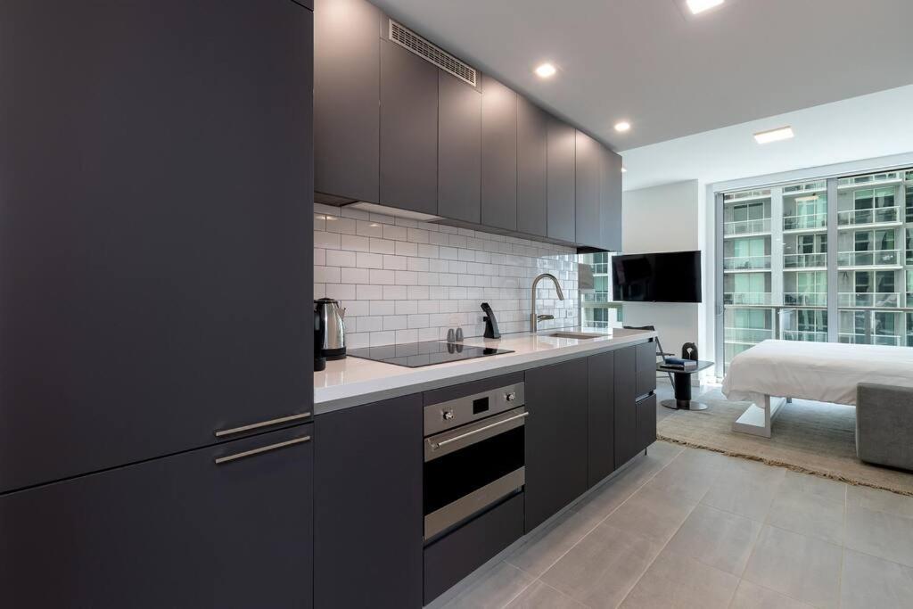 Stylish Modern Downtown Studio Free Parking Apartment Miami Luaran gambar