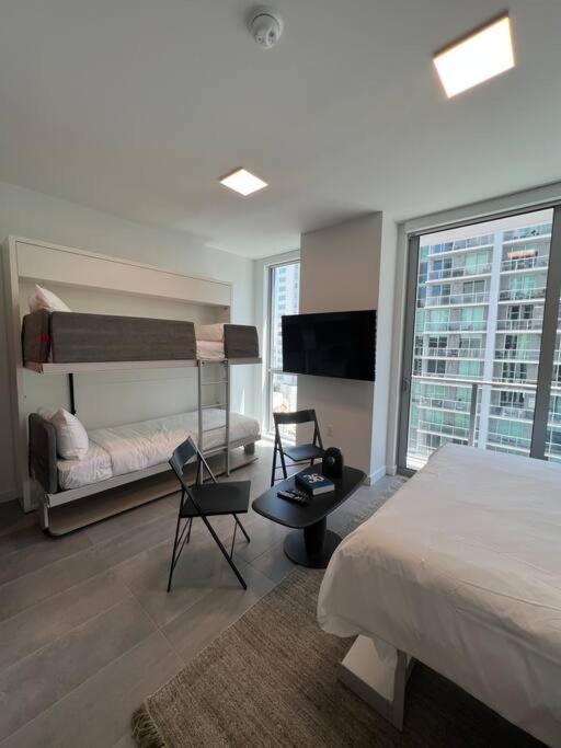 Stylish Modern Downtown Studio Free Parking Apartment Miami Luaran gambar