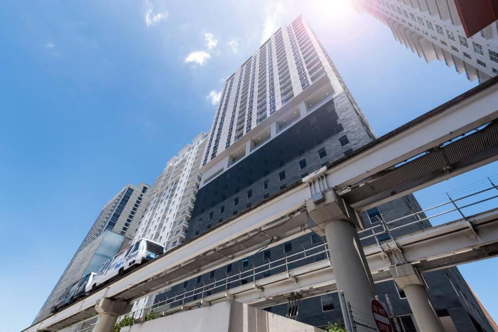 Stylish Modern Downtown Studio Free Parking Apartment Miami Luaran gambar