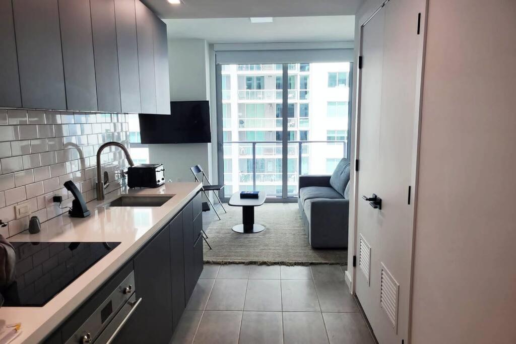 Stylish Modern Downtown Studio Free Parking Apartment Miami Luaran gambar