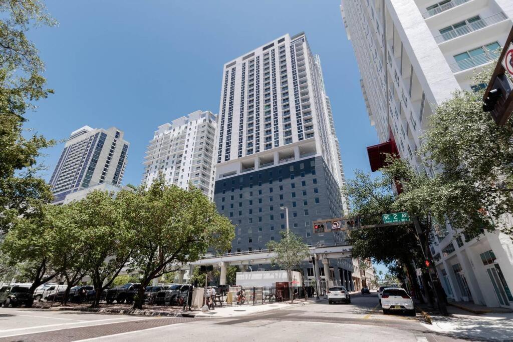 Stylish Modern Downtown Studio Free Parking Apartment Miami Luaran gambar